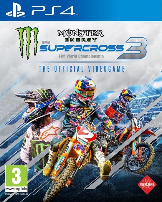 Monster Energy Supercross 3 the Official Videogame, Spelcomputers en Games, Games | Sony PlayStation 4, Zo goed als nieuw, Ophalen of Verzenden