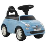 vidaXL Loopauto Fiat 500 blauw, Kinderen en Baby's, Speelgoed | Buiten | Voertuigen en Loopfietsen, Verzenden, Nieuw