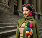 Alpaca warme wollen ponchos dames, gratis verzending, Nieuw, Overige kleuren, Jas of Mantel