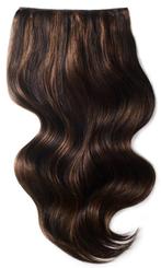 Remy Human Hair extensions Double Weft  18 - bruin 2/4/6#, Nieuw