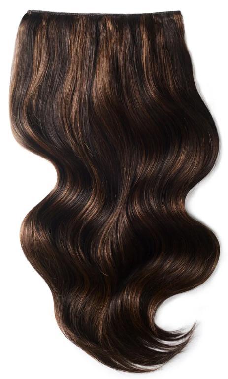 Remy Human Hair extensions Double Weft  18 - bruin 2/4/6#, Sieraden, Tassen en Uiterlijk, Uiterlijk | Haarverzorging
