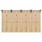 vidaXL Doos met onderdelen voor schuifdeur 400 cm staal, Doe-het-zelf en Verbouw, IJzerwaren en Bevestigingsmiddelen, Verzenden