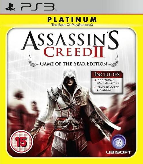 Assassins Creed 2 Game of the Year Edition (platinum) (P..., Spelcomputers en Games, Games | Sony PlayStation 3, Gebruikt, Vanaf 12 jaar