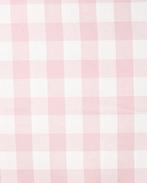 Flanel Katoen Ruit Roze/Wit, Hobby en Vrije tijd, Stoffen en Lappen, Nieuw, Wit