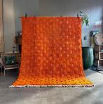 Marokkaanse oranje moderne tapijt - Berber handgemaakt, Nieuw