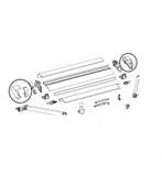 Thule eindkap Wit L+R 6200, Caravans en Kamperen, Ophalen of Verzenden, Nieuw, Thule