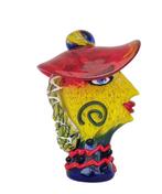Beeldje - Lady with hat - Glas