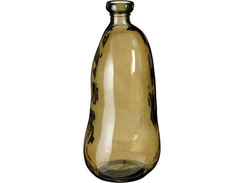 Mica Decorations Pinto Vaas - H51 x Ø22 cm - Gerecycled Glas, Huis en Inrichting, Woonaccessoires | Vazen, Nieuw, Verzenden