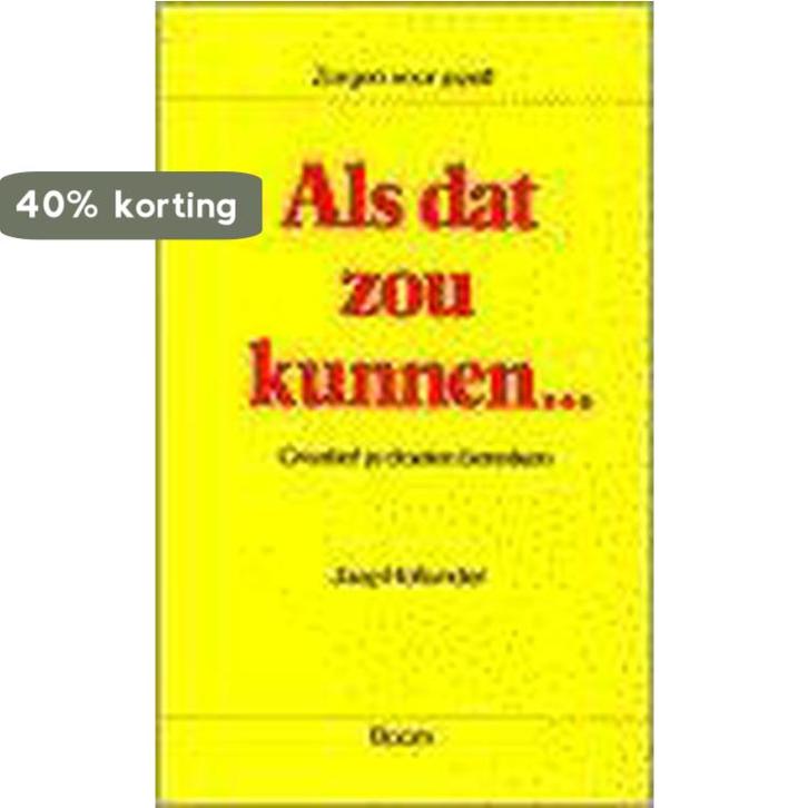 Als dat zou kunnen... / Zorgen voor jezelf 9789060097564, Boeken, Gezondheid, Dieet en Voeding, Gelezen, Verzenden