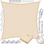 Schaduwdoek - Zonnezeil - Vierkant - 2x2 m - Creme - KESSER®, Tuin en Terras, Verzenden, Zo goed als nieuw