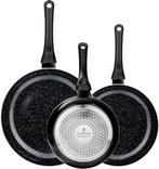 2dekans | CeraFusion Keramische Pannenset 3-delig -, Huis en Inrichting, Keuken | Potten en Pannen, Ophalen of Verzenden, Zo goed als nieuw