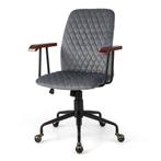 Trendmix Fluwelen Vintage Bureaustoel Met Kantelbare, Ophalen of Verzenden, Nieuw