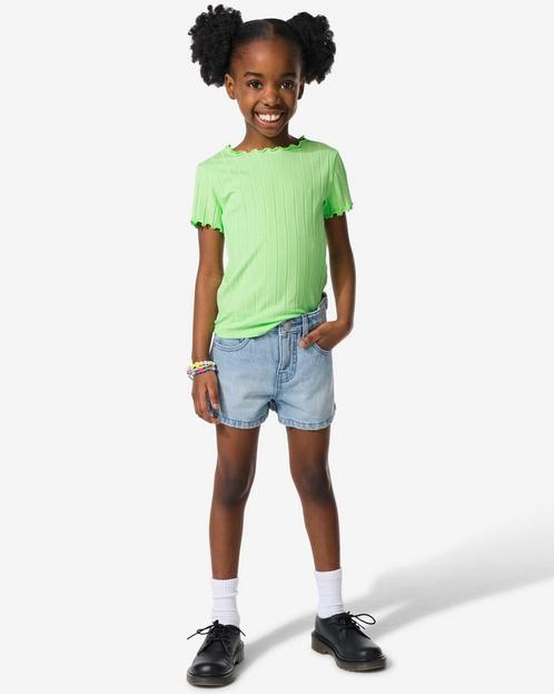 HEMA Kinder korte broek denim lichtblauw, Kinderen en Baby's, Kinderkleding | Overige, Nieuw, Verzenden
