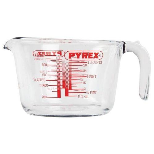 Maatbeker - glas - 1 liter - Pyrex - P587, Zakelijke goederen, Horeca | Overige, Verzenden