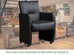 Leren eetkamerstoel Pleasure - Toledo Pacific (donkerblauw), Huis en Inrichting, Stoelen, Eigentijds, Modern, Blauw, Nieuw, Leer