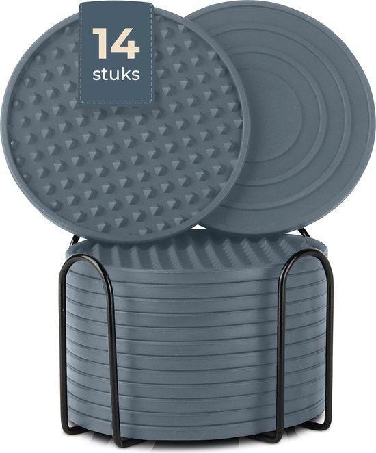 2dekans | Castagnola Siliconen Onderzetters – Onderzetters, Huis en Inrichting, Woonaccessoires | Onderzetters, Zo goed als nieuw