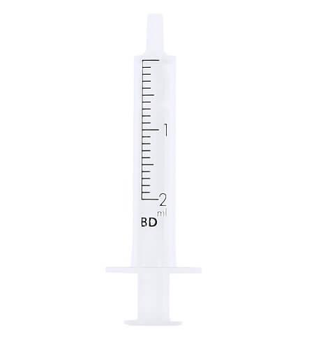 Spuit Discardit 2ml       1 stuks, Sport en Fitness, Gezondheidsproducten en Wellness, Nieuw, Ophalen of Verzenden