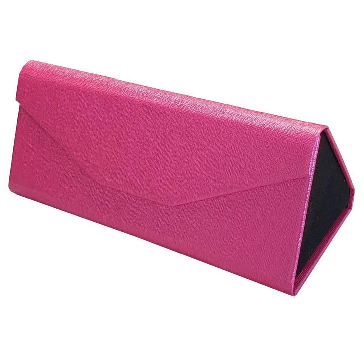 Fako Bijoux - Brillenkoker - Opvouwbaar - 16x7x6.5cm - Roze, Sieraden, Tassen en Uiterlijk, Zonnebrillen en Brillen | Dames, Verzenden