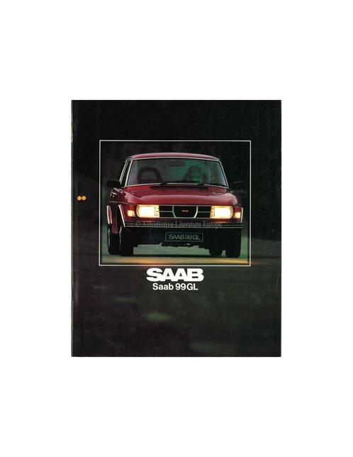 1980 SAAB 99 GL BROCHURE NEDERLANDS, Boeken, Auto's | Folders en Tijdschriften
