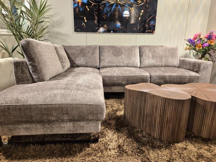 Hoekbank Brandon | direct leverbaar | ACTIE!, Huis en Inrichting, Banken | Complete zithoeken, Nieuw, Hout, Metaal, Stof, Overige materialen