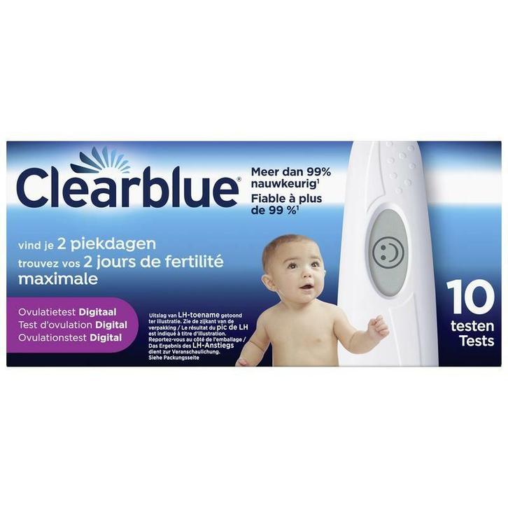 Clearblue Digitale ovulatietest 10 stuks, Diversen, Verpleegmiddelen, Nieuw, Verzenden