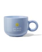 HEMA Mok 480ml smiley you make me smile lichtblauw, Hobby en Vrije tijd, Theezakjes, Verzenden