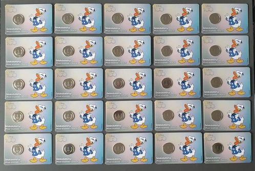 Donald Duck - 25 Coincards _ Disney 100 jaar - DPG, Verzamelen, Disney