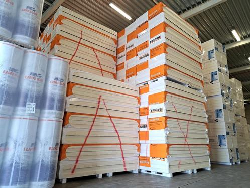 B-Keus PIR 2-zijdig Aluminium 2400x1200x180mm met sponning, Doe-het-zelf en Verbouw, Isolatie en Afdichting, Ophalen of Verzenden