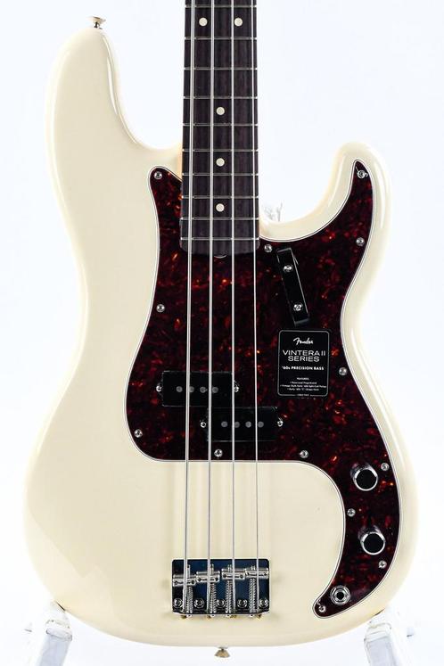 Fender Vintera II 60s Precision Bass Olympic White, Muziek en Instrumenten, Snaarinstrumenten | Gitaren | Bas, Nieuw, Ophalen of Verzenden