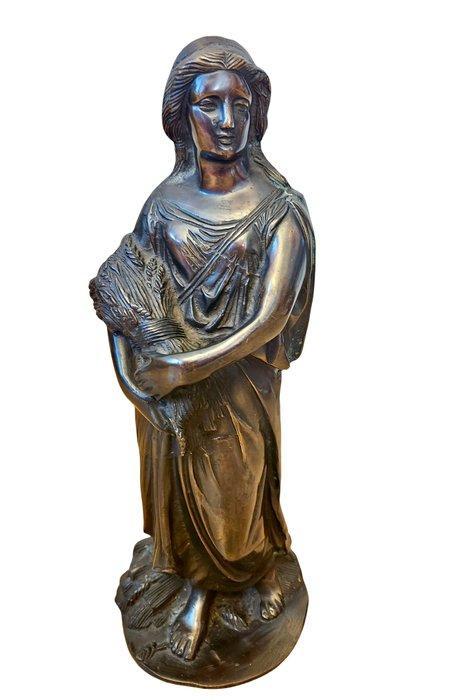 Beeld, Vrouwenfiguur - 44 cm - Brons, Antiek en Kunst, Curiosa en Brocante