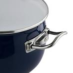 Emalia Berry kookpan – 22 cm – 4,25 L – Marineblauw/Crème –, Huis en Inrichting, Keuken | Potten en Pannen, Ophalen of Verzenden