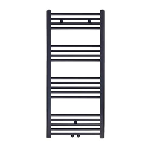 Designradiator BWS Nile Gobi 120x50cm Geborsteld Mat Zwart, Doe-het-zelf en Verbouw, Sanitair, Overige typen, Nieuw, Ophalen of Verzenden