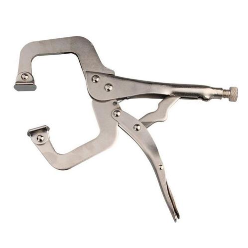 Benson Griptang C-Klem - Antiroest Chroom - Verstelbare K..., Doe-het-zelf en Verbouw, Gereedschap | Handgereedschap, Nieuw, Ophalen of Verzenden
