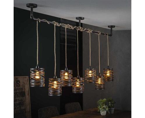 Hanglamp Twist 7 Lampen | Ray, Huis en Inrichting, Lampen | Hanglampen, Ophalen of Verzenden