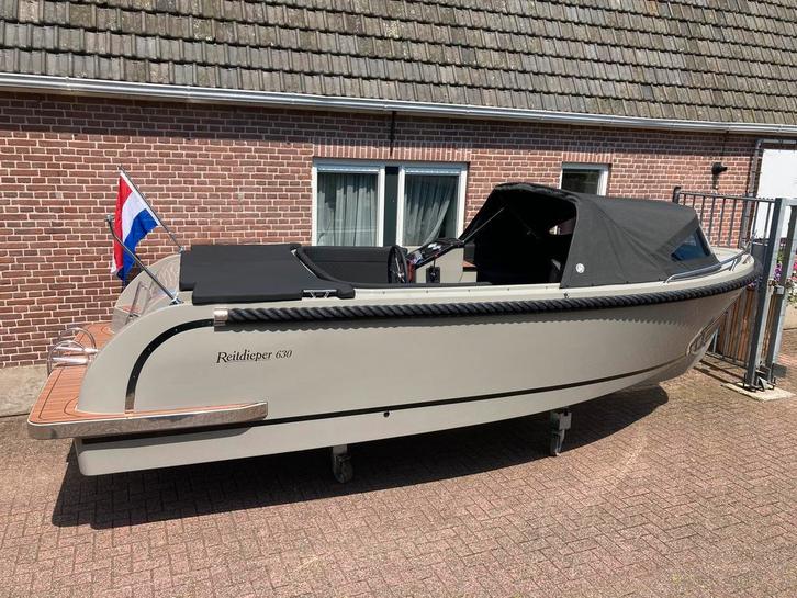Reitdieper 630 met Suzuki 30 pk. | EINDEJAARSSHOW 27 & 29 DE, Watersport en Boten, Sloepen, Buitenboordmotor, 10 tot 30 pk, 6 meter of meer