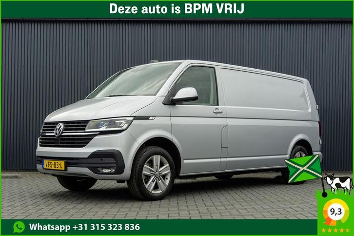 Volkswagen Transporter TDI L2H1 | Automaat | 199PK | CarPlay, Auto's, Bestelauto's, Lease, Zwart, Automaat, Overige kleuren, Financial lease
