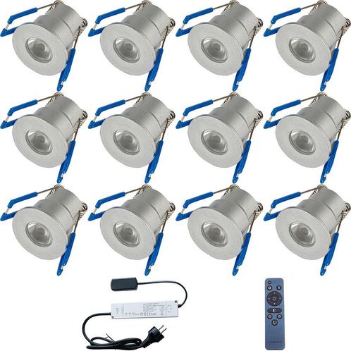 LED Veranda Spot Complete Set - Velvalux - 12 Stuks - 3W -, Huis en Inrichting, Lampen | Spots, Plafondspot of Wandspot, Nieuw