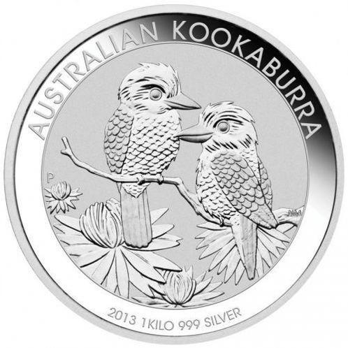 Kookaburra 1 kg 2013, Postzegels en Munten, Munten | Oceanië, Losse munt, Zilver, Verzenden