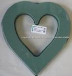 Hart 50 cm open met gietrand oase voor verse bloemen, Hobby en Vrije tijd, Knutselen, Ophalen of Verzenden, Nieuw