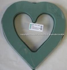 Hart 50 cm open met gietrand oase voor verse bloemen, Hobby en Vrije tijd, Knutselen, Nieuw, Ophalen of Verzenden