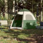 Kampeertent 4-persoons snelontgrendeling groen (Partytenten), Caravans en Kamperen, Kampeeraccessoires, Verzenden, Nieuw
