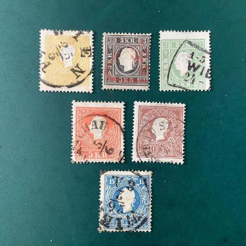 Oostenrijk 1858 - Keizer Franz : volledige emissie in type, Postzegels en Munten, Postzegels | Europa | Oostenrijk