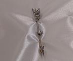 Broche - 18 karaat Platina, Witgoud - 0.25ct. tw. Diamant