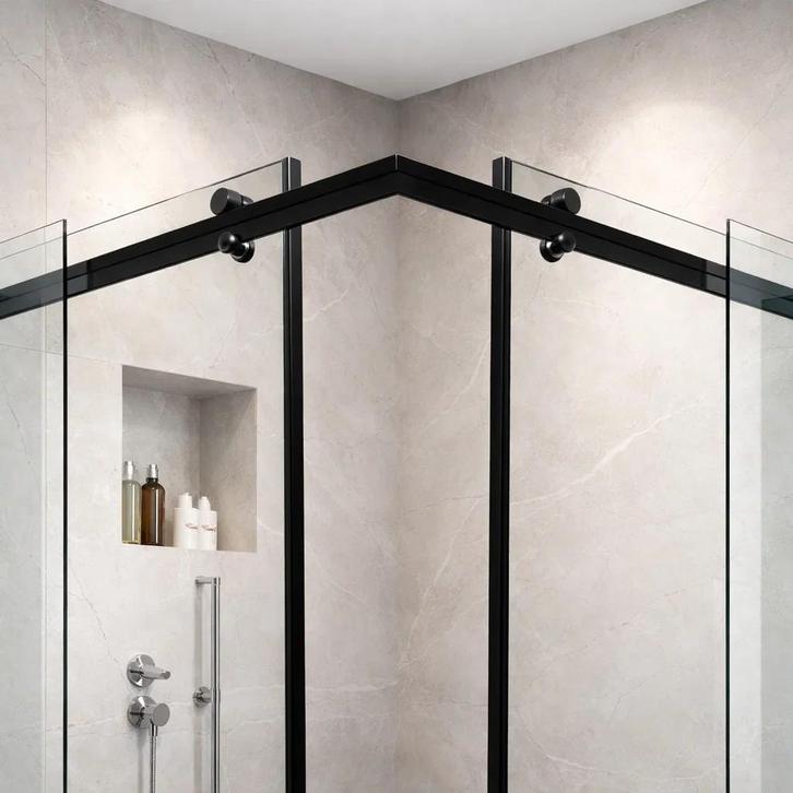 Verona schuifdeurrail voor douche - Hoek configuratie - Zwar, Doe-het-zelf en Verbouw, Glas en Ramen, Nieuw, Ophalen of Verzenden