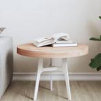 vidaXL Tafelblad rond Ø50x4 cm massief beukenhout, Huis en Inrichting, Tafels | Eettafels, Verzenden, Nieuw