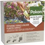 Terras- en balkonplanten potgrond compact | Pokon | 20 liter, Verzenden