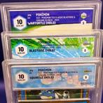 Tris Starter (Base Set) Blastoise, Wartortle, Squirtle - 3, Hobby en Vrije tijd, Verzamelkaartspellen | Pokémon, Nieuw