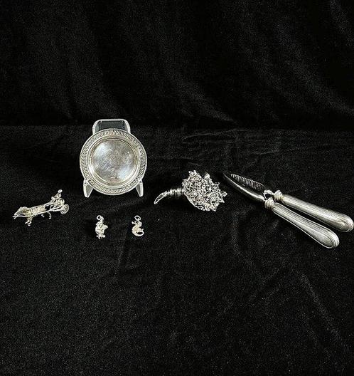 Themacollectie - Set van 6 oude zilveren of met zilver, Antiek en Kunst, Antiek | Goud en Zilver