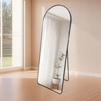 LoXa Passpiegel Luxora Zwart – 160x60 cm – Staand of Hangend, Huis en Inrichting, Woonaccessoires | Spiegels, Verzenden, Nieuw
