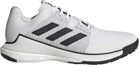 ADIDAS - maat 48 2/3- CRAZYFLIGHT M HP3355 WHITE BLACK, Kleding | Heren, Schoenen, Verzenden
